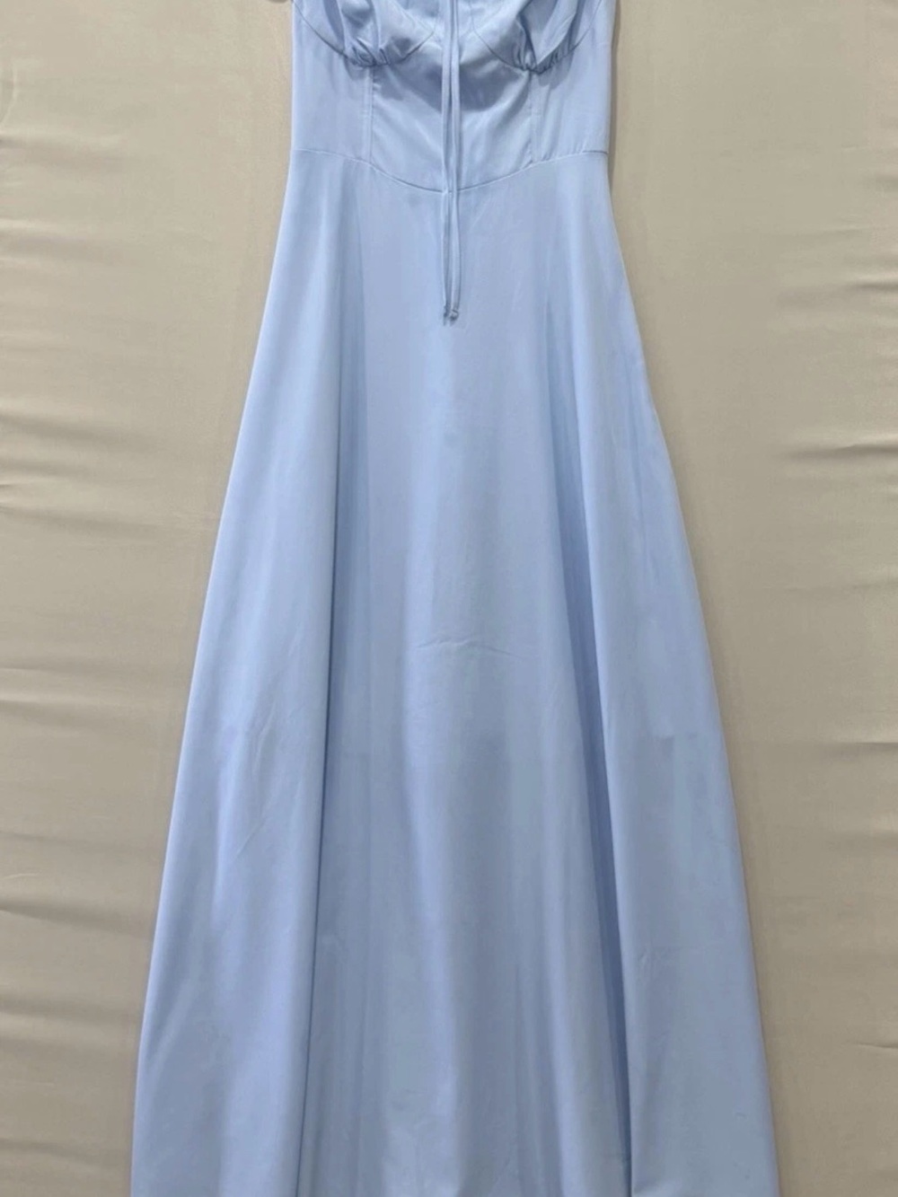 Light Blue Maxi Formal Dress Prom Bridesmaid Evening Gown